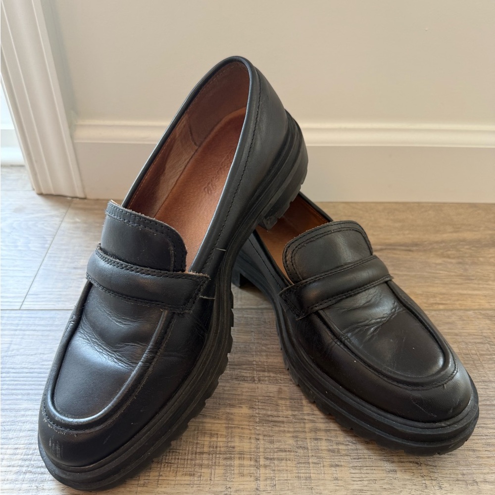 Madewell the Bradley Lugsole Loafer in Leather